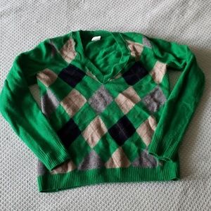 J. Crew green sweater (Sz S)